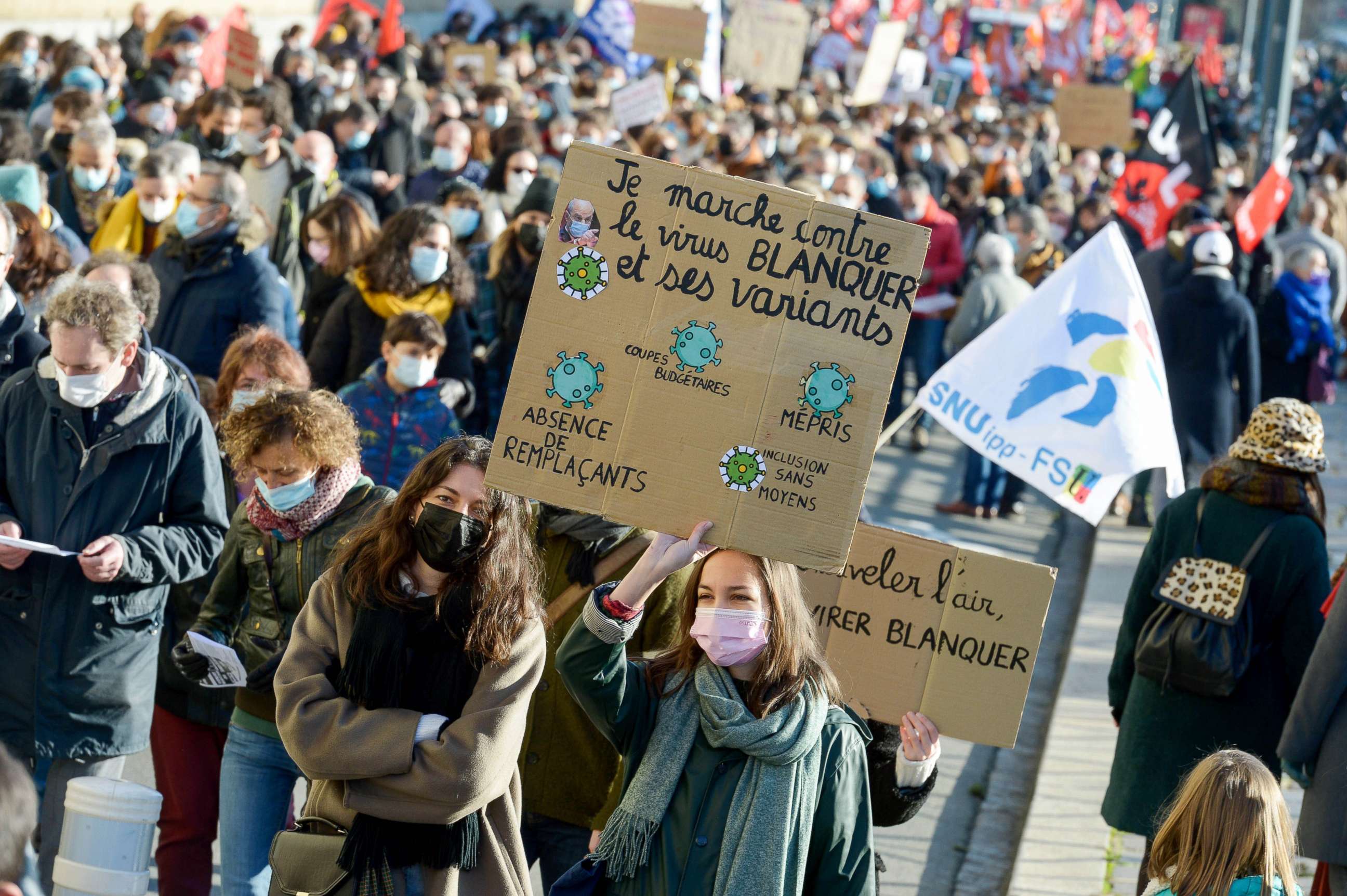 French teachers strike over job cuts and low pay