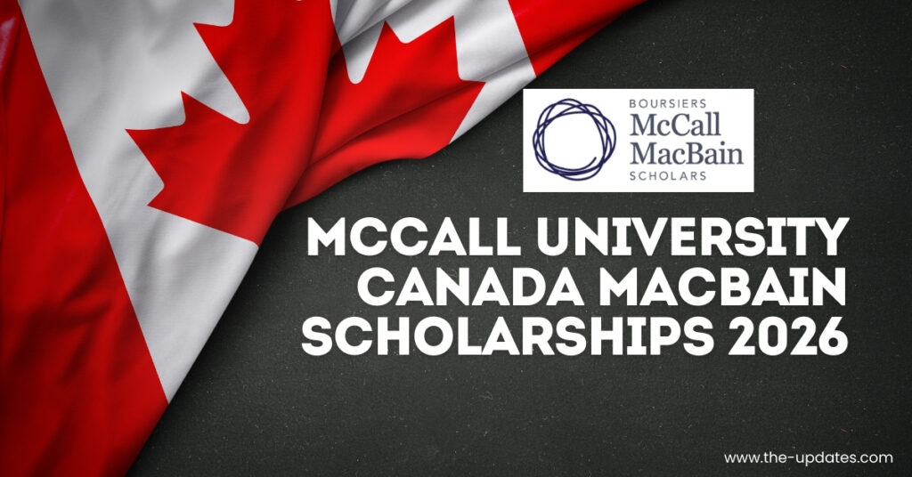 McCall MacBain Scholarship 2026 in Canada (Fully Funded)