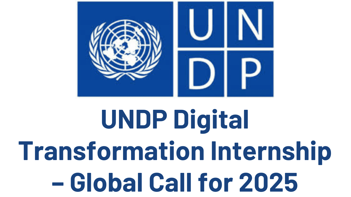 UNDP Digital Transformation Internship 2025 - Global Call for Applications