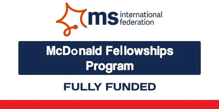 MSIF McDonald Fellowship 2026 (Fully Funded)