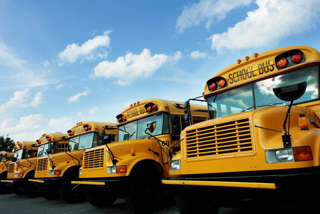 Parents protest cuts school bus service